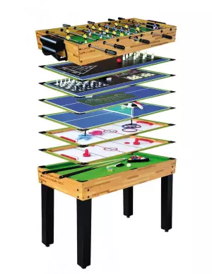 Mesa multijuegos 12 en 1 pl0353 tamaño 124x61x81