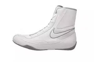 Nike Machomai 2 Boxing Shoes Blanco-Gris boxeo, lucha