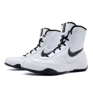 Nike Machomai Boxing Shoes Blanco-Negro BOXEO