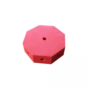 OCTÓGONO PLASTAZOTE ROJO#