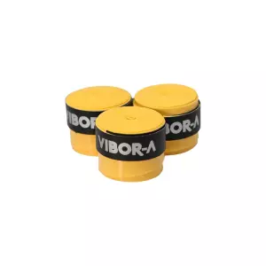 PACK 3 OVERGRIPS VIBOR-A - AMARILLO FLUOR, UNICA