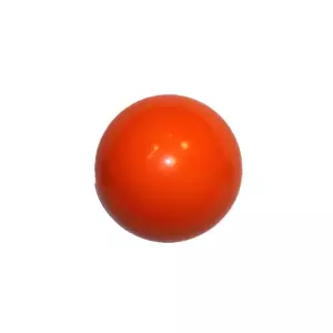 Bola futbolin resina color naranja brillo 35g 34mm 10050