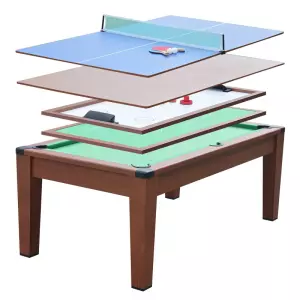 Mesa Multijuegos (5 juegos en 1) 195x109x79 BILLAR/PING PONG/COMEDOR CONVERTIBLE TRANSFORMABLE PREGUNTAR STOCK