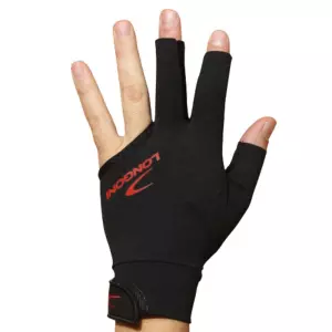 Guante Billar Longoni Black Fire 2.0 L/M Zurdo 12158D.