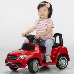 Coche eléctrico- Mercedes GLS-63 Rojo con radio control HL600