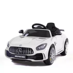 Coche eléctrico- Mercedes GTR blanco/negro/rojo con radio control HL2882 PREGUNTAR STOCK