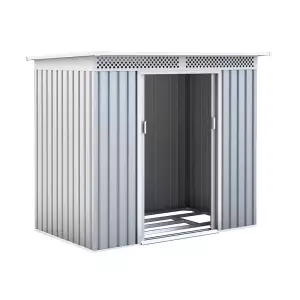 Caseta Metálica Gardiun Kingston Silver 3 m2 KIS12134