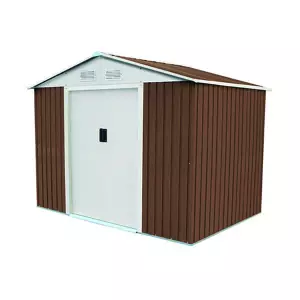 Caseta Metálica Gardiun Cambridge Marrón 4,72 m2 KIS12910
