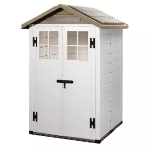 Caseta de Resina Gardiun Tuscany Evo 120 2 Puertas 2 m² - 137x144x214 cm