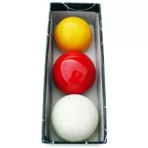 Juego Bolas Billar Carambolas Tricolor 61.5mm 2291.061 11125