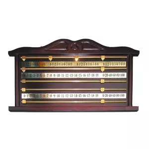 Marcador Billar Snooker Caoba 72001520