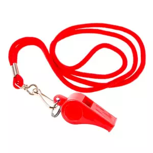 Pack 12 Silbatos Socorrismo Rojo C/Cordón