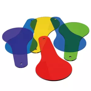 Paletas de colores transparentes 6 PALETAS