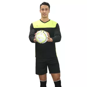 PANTALON CORTO SOFTEE FULL PORTERO - NEGRO, XXL
