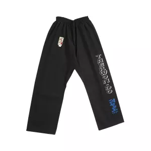 Pantalon ITF. Negro. TAEKWONDO #