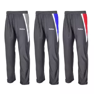 Pantalón Savate. Negro-Rojo. S