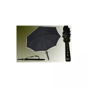 Paraguas katana samurai resistente con funda para colgar al hombro