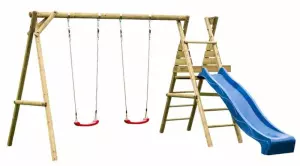 Parque infantil  Harald 360x195x230cm (sin tobogán) COLUMPIOS