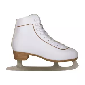 PATÍN ARTÍSTICO MUJER CLASSIC CUERO sobre hielo