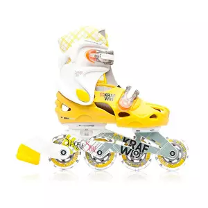 PATÍN KRAFWIN SUPREME STYLE AMARILLO (30-33) ruedas en linea