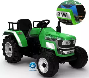TRACTOR 2100 12V 2.4G VERDE doble motor radio control