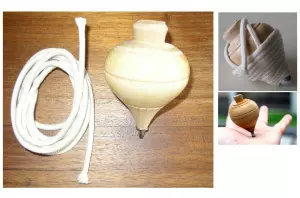 PEONZA DE MADERA TRADICIONAL TROMPO/A