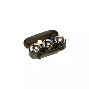 Petanca de acero, Ø 73 mm. Set de 3 piezas.