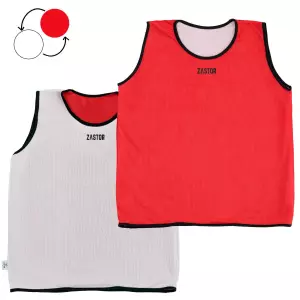 Peto Entrenamiento Reversible Zastor Ressy Rojo/Blanco