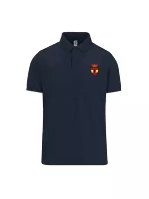 Polo azul para arbitro oficial rfee ESGRIMA