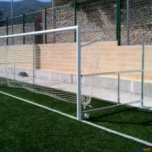 JUEGO 2 PORTERÍAS FÚTBOL 5 ABATIBLES