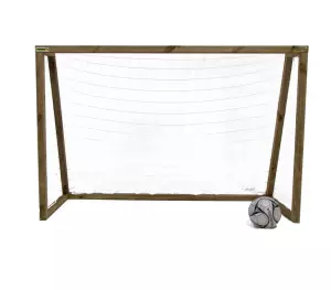 PORTERÍA DE FÚTBOL DE MADERA MASGAMES M 180 cm (largo) x 60 cm (ancho) x 120 cm (alto)