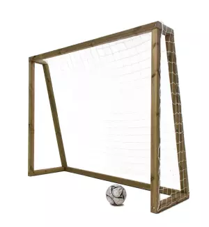 PORTERÍA DE FÚTBOL DE MADERA MASGAMES L 220 cm (largo) x 80 cm (ancho) x 180 cm (alto)