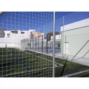 POSTE METALICO GALVANIZADO 7 MTS PARA RED PROTECCION SIN BOTES