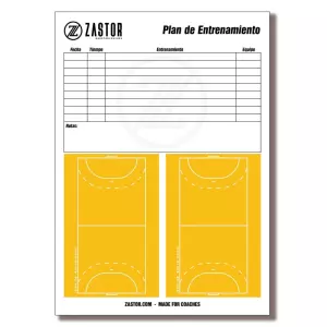 Recambio Bloc Pizarra Fútbol-Sala Balonmano Zastor 25 Hojas
