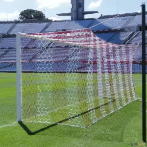 JUEGO 2 REDES FÚTBOL 11 BICOLOR CAJÓN HEXAGONAL