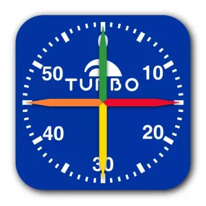 RELOJ DE PISCINA AZUL/NEGRO/BLANCO (80x80x7)