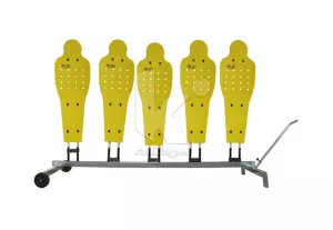Barrera de 5 Defensas Pro Soft con carro galvanizado