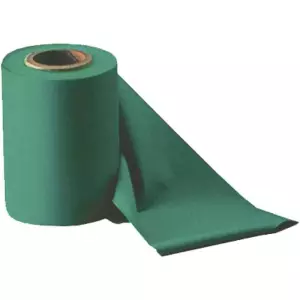 Rollo banda elástica látex 15 m x 15 cm x 0,55 mm - MEDIUM, VERDE