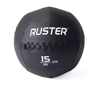 Balón Medicinal Ruster Wall Ball Negro HASTA 15 KG