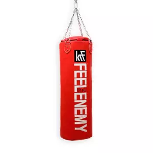 SACO DE ENTRENAMIENTO COLOR ROJO boxeo vacio