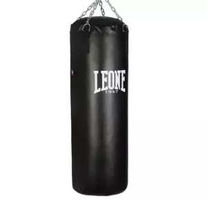 AT832 Saco de Boxeo Leone 1947 Color Negro 30 kg Made in Italy 110 CM