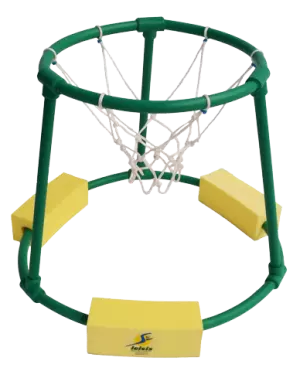 BASKET ACUÁTICO SERIE VERDE. POLIPROPILENO TERMOSOLDADO 65X45 CM CON RED.PISCINAS