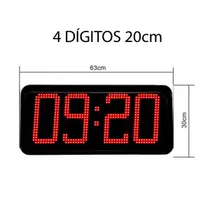 Reloj digital 4D/20. PISCINAS