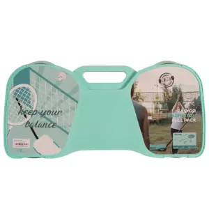 SET BÁDMINTON PORTÁTIL CON 2 RAQUETAS