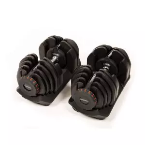 Mancuernas Ajustables Pesas Intercambiables Cross Training (2 Uds) - Negro de 2 a 24/4,5 a 41kg