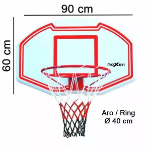 Set tablero basket DUNK 90x60 cm
