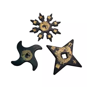 SHURIKENS DE GOMA (PACK DE 3)