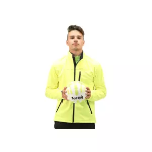 SOFTSHELL JACKET SOFTEE REGIS HOMBRE - M, AMARILLO FLUOR