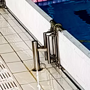 SOPORTE PLACAS GIRO ESPECIAL DOBLE INOX.
