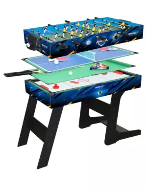 Sport Arena - Multijuego 4 en 1 PLEGABLE 122X60X82,billar/futbolin/ping pong/air hockey PREGUNTAR STOCK